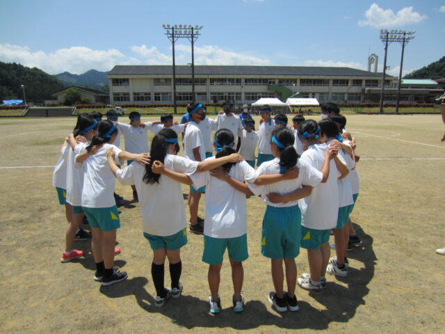 スポフェス 円陣 松阪市立飯南中学校